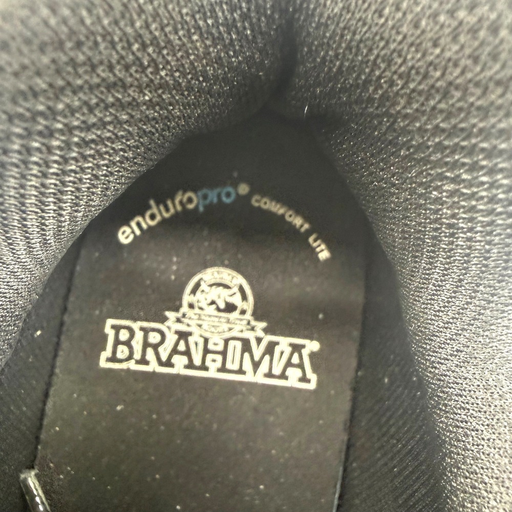 Brahma Work Shoe Mens 10 Black Safety Toe Mesh Enduropro Safe Comfort Durable - Picture 9 of 12